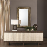 Global Views Cascading Reef Tall Reactive Bronze Vase 