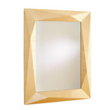 Global Views Angular Gold Leaf Mirror 