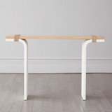 Global Views Debby Oak White Wash Console 