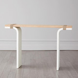 Global Views Debby Oak White Wash Console 