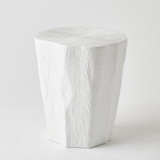 Global Views Trunk White Side Table 
