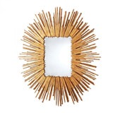 Global Views Soleil Gold Leaf Mirror 
