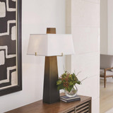 Global Views Stoic Ombre Brass Table Lamp 