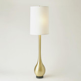 Global Views Bulb Brushed Brass Floor Lamp 