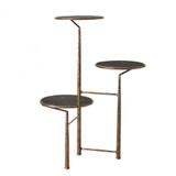 Global Views Unity Pedestal with Black Marble 