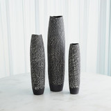 Global Views Horsetail Small Gray Vase 