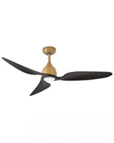 Hinkley Azura 52" LED Smart Fan Heritage Brass 