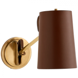 Ralph Lauren Benton Natural Brass Single Library Sconce 