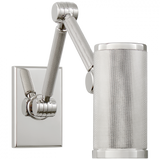 Ralph Lauren Barrett Polished Nickel Mini Double Arm LED Bed Light 