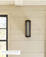 Ralph Lauren Perren Small Wall Sconce - Bronze and Glass Rods 