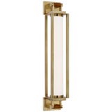 Ralph Lauren Northport Natural Brass and Teak 24" LED Linear Sconce 