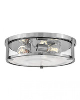 Hinkley Lowell Medium Flush Mount Chrome 