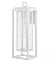 Hinkley Republic Medium Wall Mount Lantern Textured White 7.0"W x 20.0"H x 6.75"L 