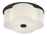 Hinkley Delaney Medium Flush Mount Black 20.0"W x 8.25"H x 20.0"L 