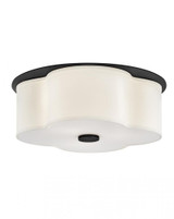 Hinkley Delaney Medium Flush Mount Black 20.0"W x 8.25"H x 20.0"L 