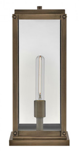 Hinkley Max Medium Pier Mount Lantern Burnished Bronze 7.25"W x 17.0"H x 7.25"L LED 