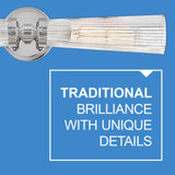 Hinkley Jude Large Two Light Vanity Polished Nickel 