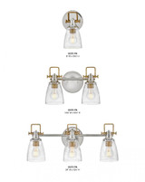 Hinkley Easton Medium Three Light Vanity 