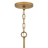 Hinkley Raffi Large LED Linear Chandelier Burnished Gold 