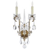 Ralph Lauren Alessandra Large Chandelier Sconce - Gilded Iron 