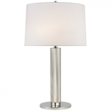 Ralph Lauren Barrett Medium Knurled Table Lamp - Polished Nickel 