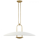 Ralph Lauren Cara Large Sculpted Pendant - Natural Brass 