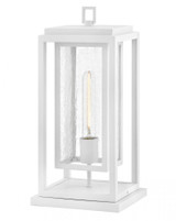 Hinkley Republic Medium Pier Mount Lantern Textured White 8.0"W x 16.5"H x 6.75"L LED 