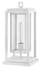 Hinkley Republic Medium Pier Mount Lantern Textured White 8.0"W x 16.5"H x 6.75"L LED 