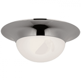 Visual Comfort & Co. Signature Collection Cluny 18" Flush Mount, Visual Comfort & Co. Signature Collection PCD 4001PN-WG D9DN3 