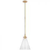 Visual Comfort & Co. Signature Collection Parkington 11" Conical Pendant, Visual Comfort & Co. Signature Collection CHC 5530AB-CG D9ANH 