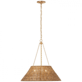 Visual Comfort & Co. Signature Collection Corinne 24" Woven Hanging Shade, Visual Comfort & Co. Signature Collection MF 5032SB-NTW DD7FL 