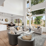 Lugano Pendant, 5-Light, Vintage Brass, Black, Clear Glass Shade, 17"W (AC10895VB 3403ZZ0V)