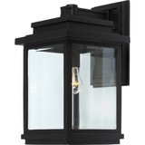 Freemont Outdoor Wall Sconce, 1-Light, Black, Clear Glass Shade, 16"H (AC8390BK 340405V1)