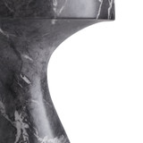 Serafina Large Accent Table, Black, Black Faux Marble, 20"W (5586 3JRXD)