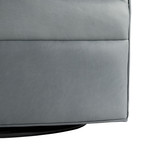 Delfino Chair, Anchor Grey Leather, 30.5"H (8142 3JTUN)