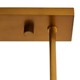 Troon Chandelier, 12-Light, Antique Brass, Opal Swirl Glass, Clear Crystal, 56"W (89330 3JLZ0)