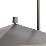 Temple Pendant, 1-Light, Aged Bronze, Opal Glass, 19"W (DB49006 3JNX9)