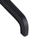 Addison Accent Table, Navy, Antique Brass, Indigo Leather, 16"W (DC2017 3JRUU)