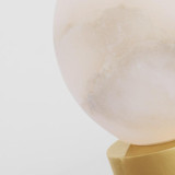 Visual Comfort & Co. Modern Collection Mina Alabaster Accent Rechargeable Table Lamp 