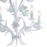 Southport Chandelier - Wet White 22"H