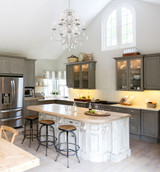 Ashton Chandelier - Olde Silver, Hand Cut Crystal 31"H, Crystorama, (5019-OS-CL-MWP 29MUK)