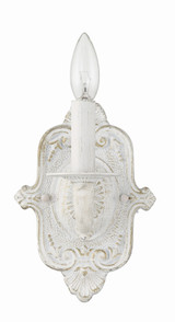 Paris Market Wall Sconce - Antique White 9.75"H