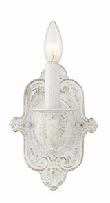 Paris Market Wall Sconce - Antique White 9.75"H