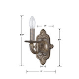 Paris Market Wall Sconce - Venetian Bronze 9.75"H