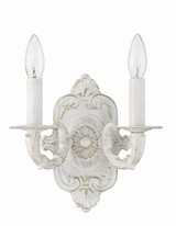 Paris Market Wall Sconce - Antique White 9.5"H