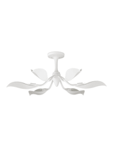 Currey and Company Snowflower Semi-Flush Mount 