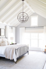 Solaris Chandelier - English Bronze, Clear Glass Drops 35.5"H