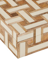 Currey and Company Aarna Cream Box, Set of 2 