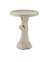 Currey and Company Faux Bois Medium Bird Bath 