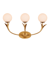 Currey and Company Rossville Triple-Light Wall Sconce 